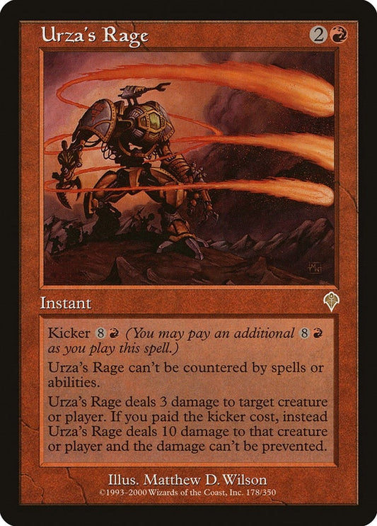 Image for Urza's Rage (178) (Invasion) - Magic: The Gathering