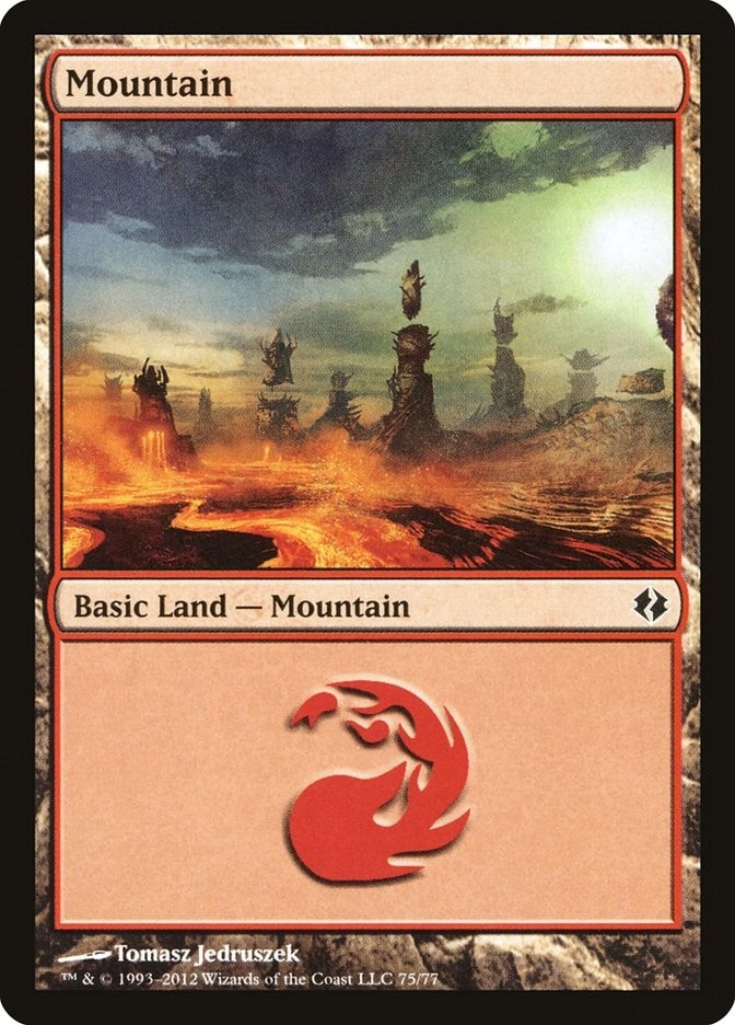 Image for Mountain (75) (75) (Duel Decks: Venser vs. Koth) - Magic: The Gathering