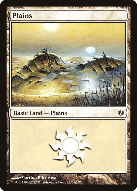 Image for Plains (40) (40) (Duel Decks: Venser vs. Koth) - Magic: The Gathering