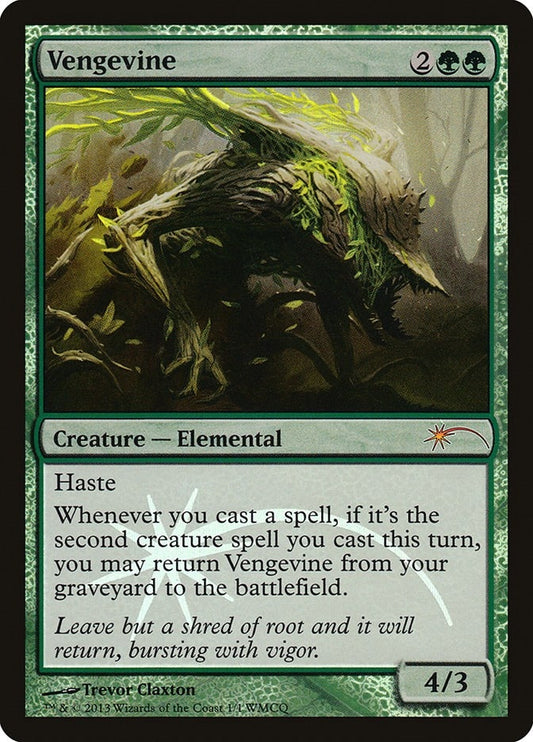 Image for Vengevine (1) (WMCQ Promo Cards) - Magic: The Gathering