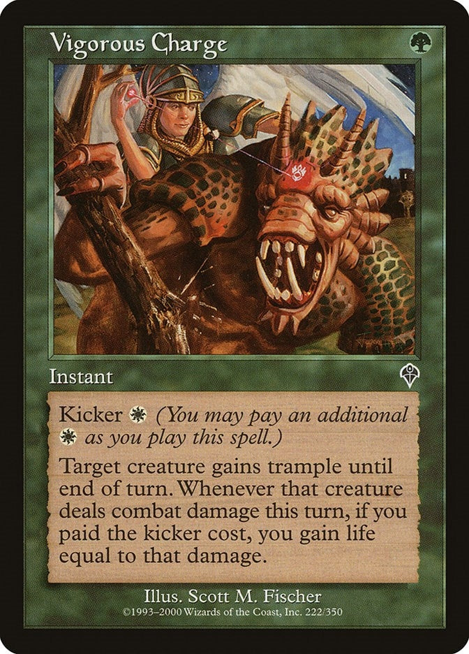 Image for Vigorous Charge (222) (Invasion) - Magic: The Gathering