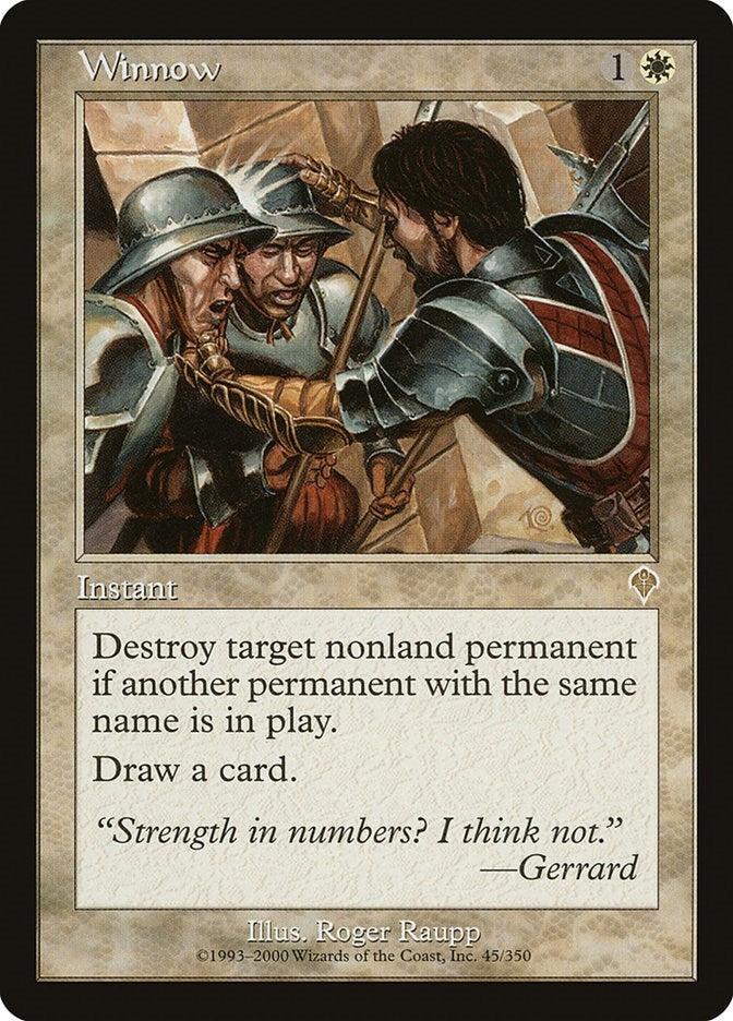 Image for Winnow (45) (Invasion) - Magic: The Gathering