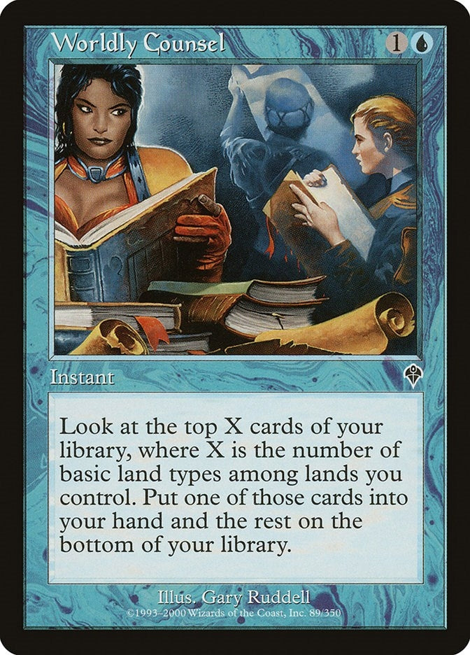 Image for Worldly Counsel (89) (Invasion) - Magic: The Gathering