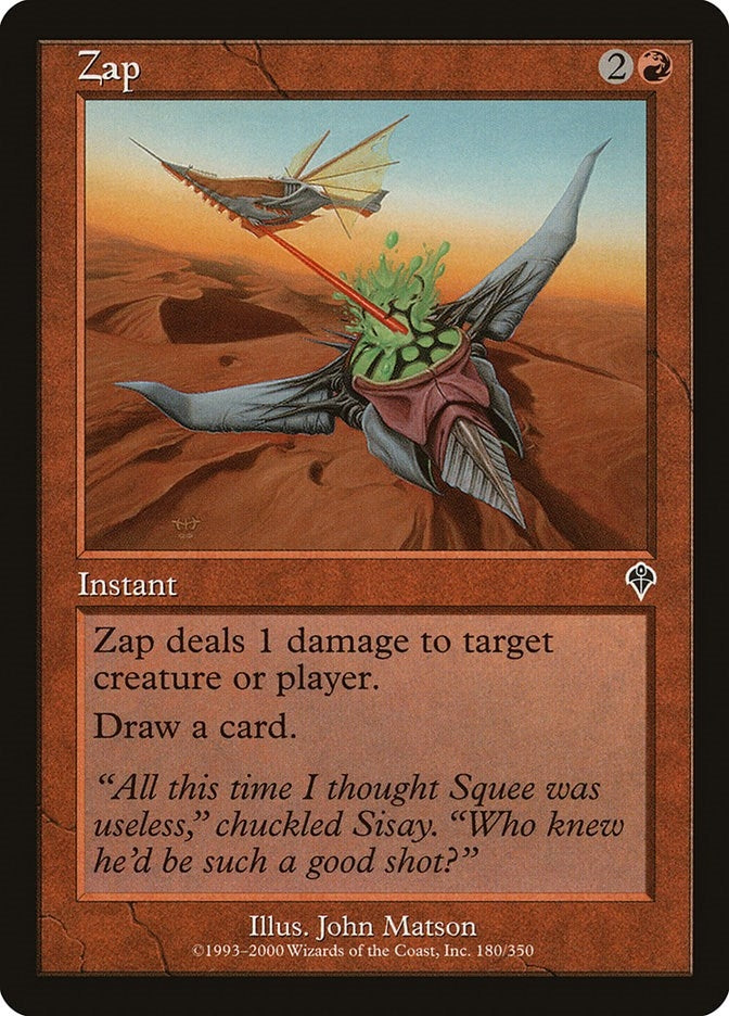 Image for Zap (180) (Invasion) - Magic: The Gathering