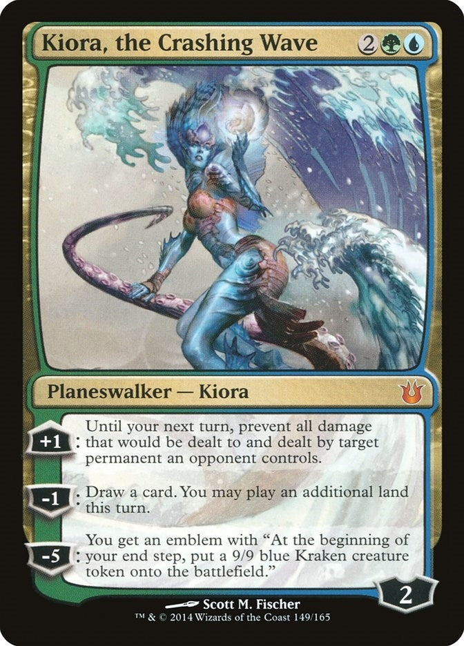 Image for Kiora, the Crashing Wave (149) (Born of the Gods) - Magic: The Gathering