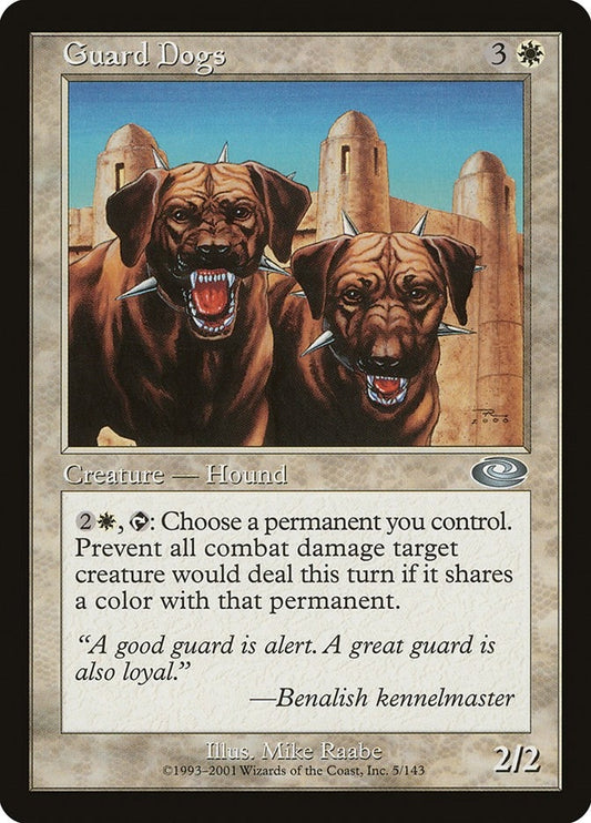 Image for Guard Dogs (5) (Planeshift) - Magic: The Gathering