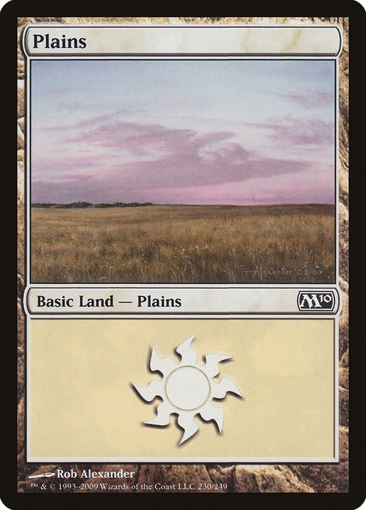 Image for Plains (230) (230) (Magic 2010 (M10)) - Magic: The Gathering