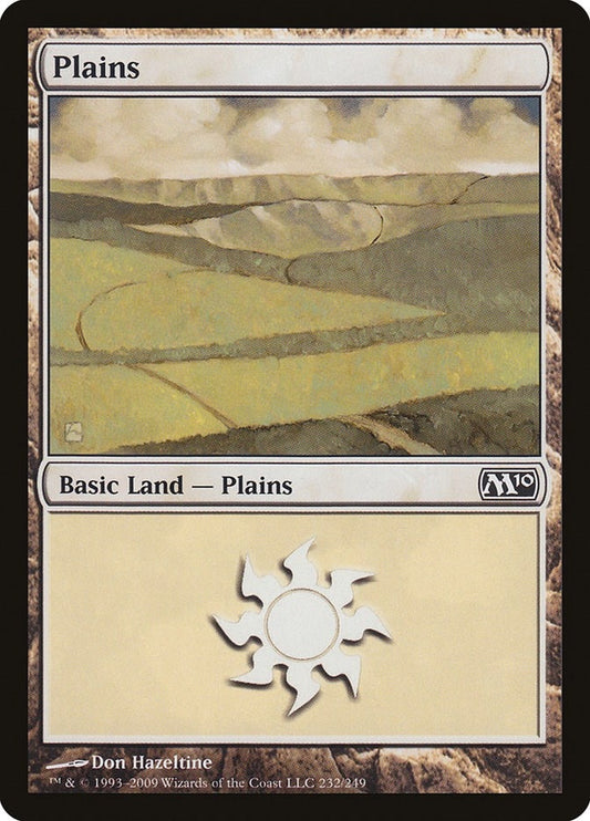 Image for Plains (232) (232) (Magic 2010 (M10)) - Magic: The Gathering
