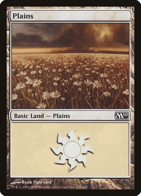 Image for Plains (233) (233) (Magic 2010 (M10)) - Magic: The Gathering