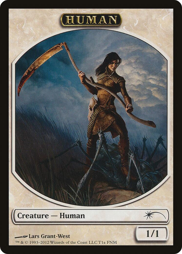 Image for Human // Wolf Double-Sided Token (1a // 1b) (FNM Promos) - Magic: The Gathering