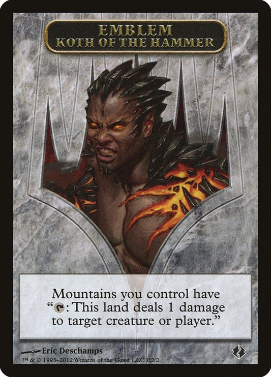 Image for Emblem - Koth of the Hammer (E2) (Duel Decks: Venser vs. Koth) - Magic: The Gathering