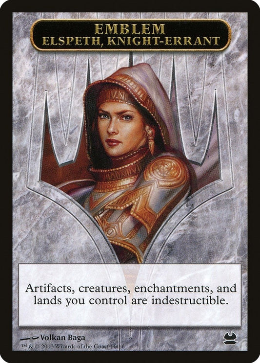 Image for Emblem - Elspeth, Knight-Errant (16) (Modern Masters) - Magic: The Gathering