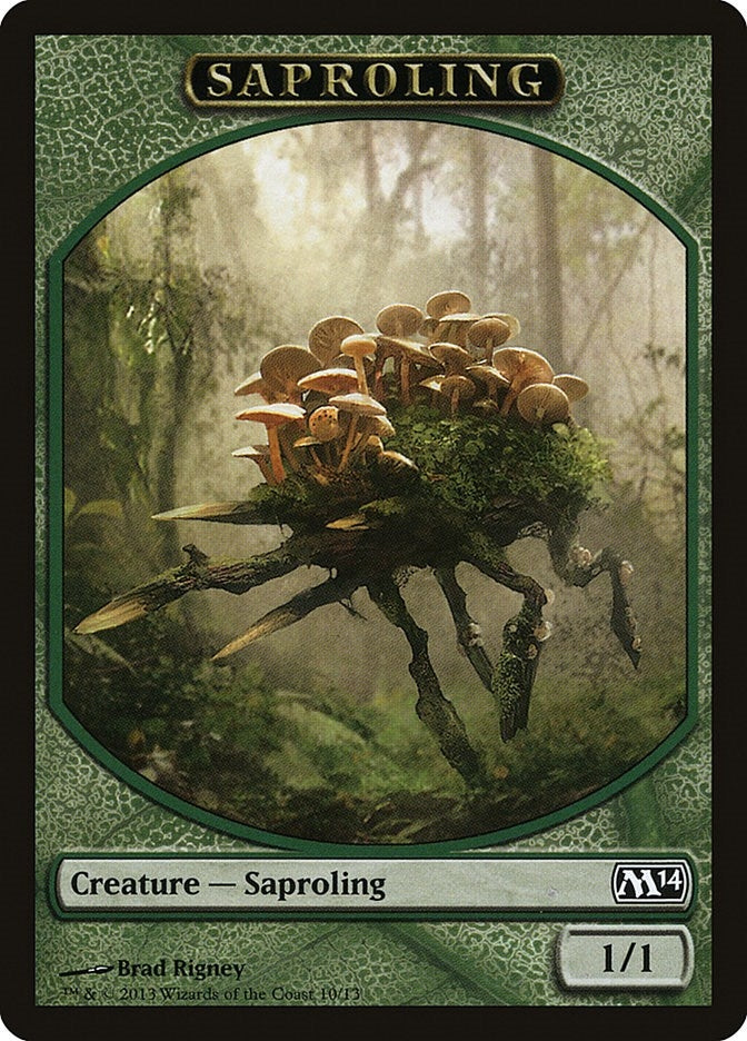 Image for Saproling Token (10) (Magic 2014 (M14)) - Magic: The Gathering