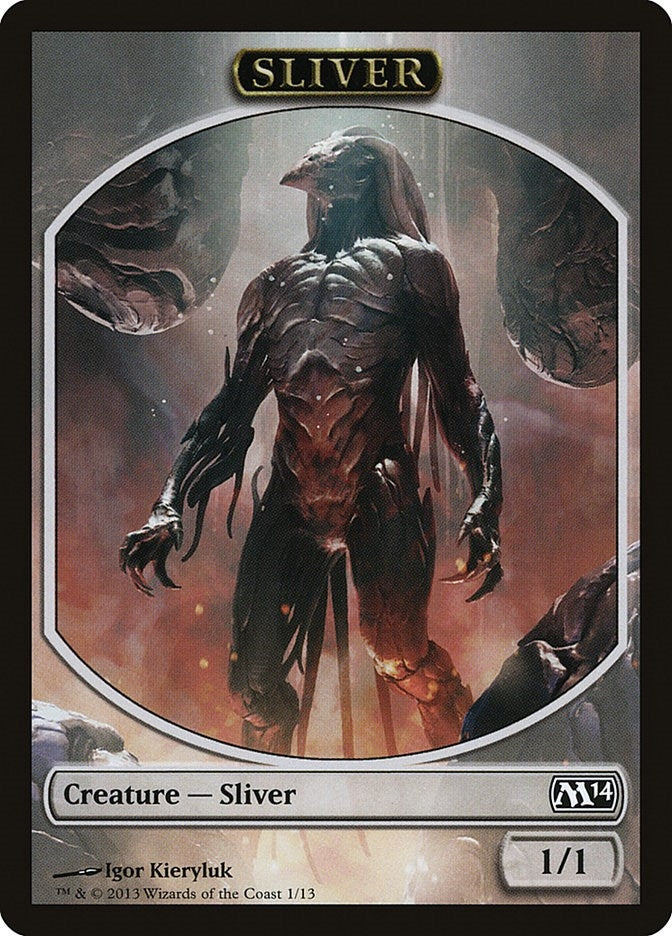 Image for Sliver Token (1) (Magic 2014 (M14)) - Magic: The Gathering