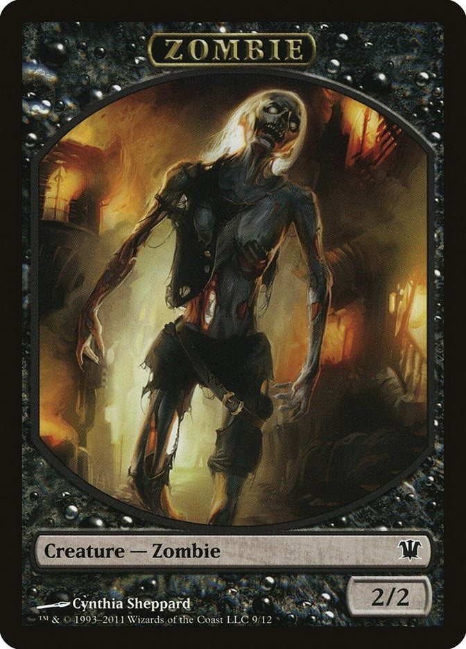 Image for Zombie Token (9) (9) (Innistrad) - Magic: The Gathering