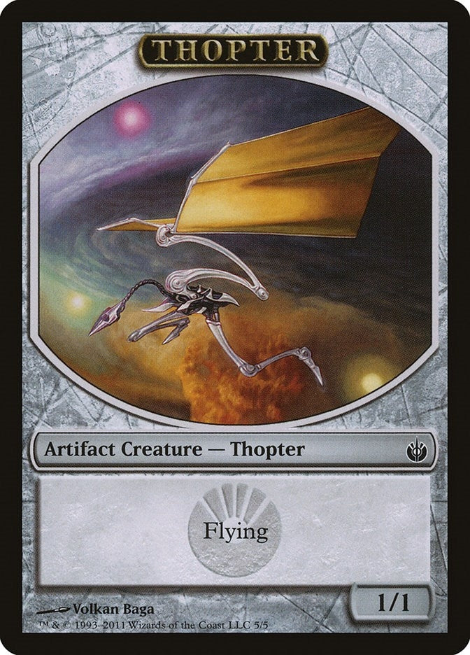 Image for Thopter Token (5) (Mirrodin Besieged) - Magic: The Gathering