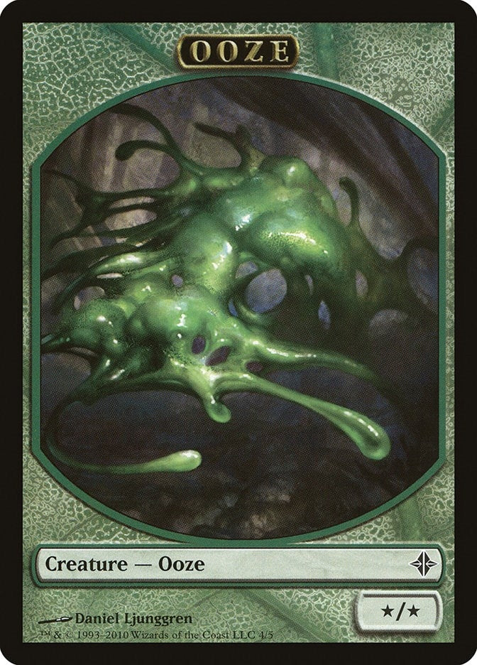 Image for Ooze Token (4) (Rise of the Eldrazi) - Magic: The Gathering