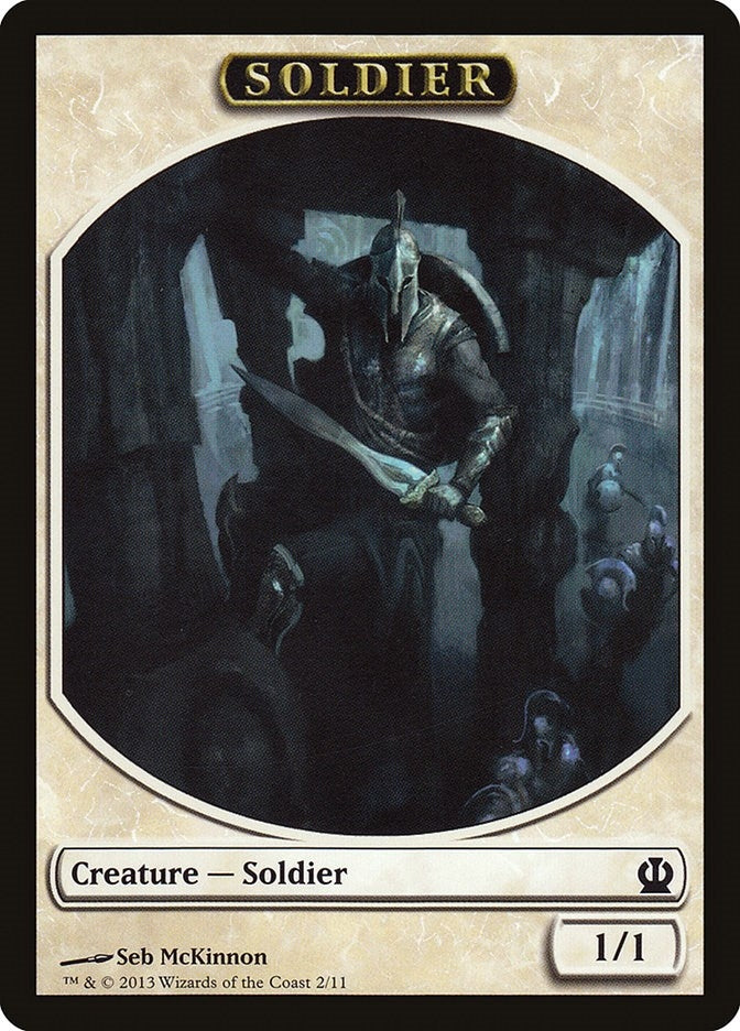 Image for Soldier Token (McKinnon) (2) (Theros) - Magic: The Gathering