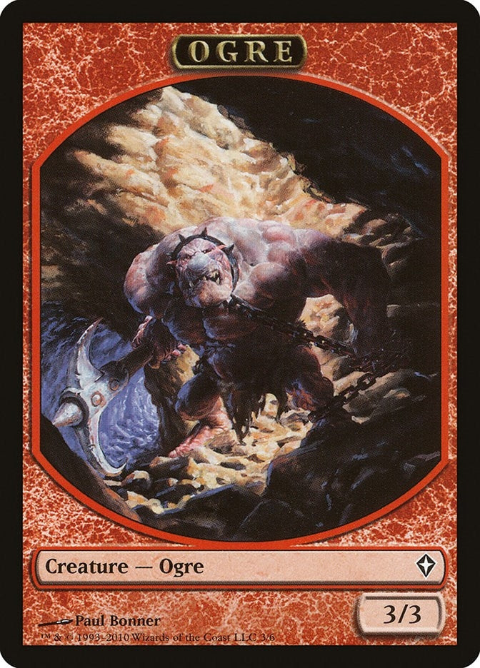 Image for Ogre Token (3) (Worldwake) - Magic: The Gathering