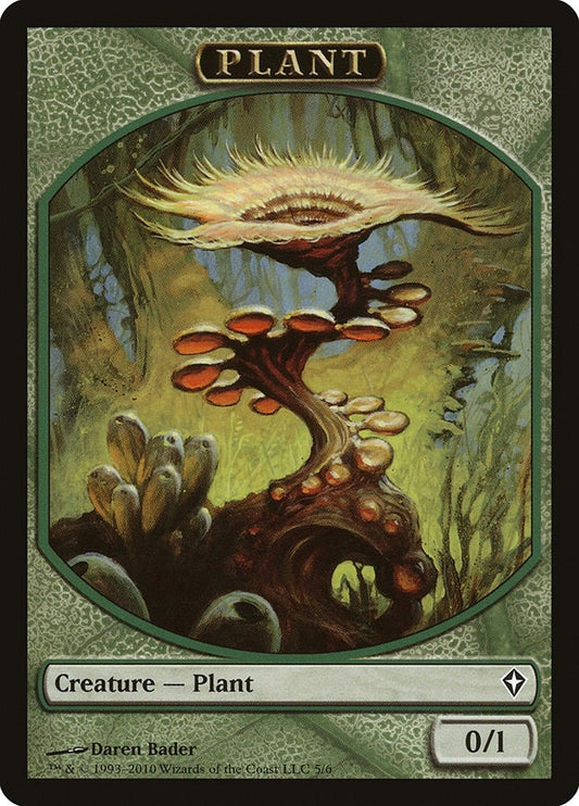 Image for Plant Token (5) (Worldwake) - Magic: The Gathering