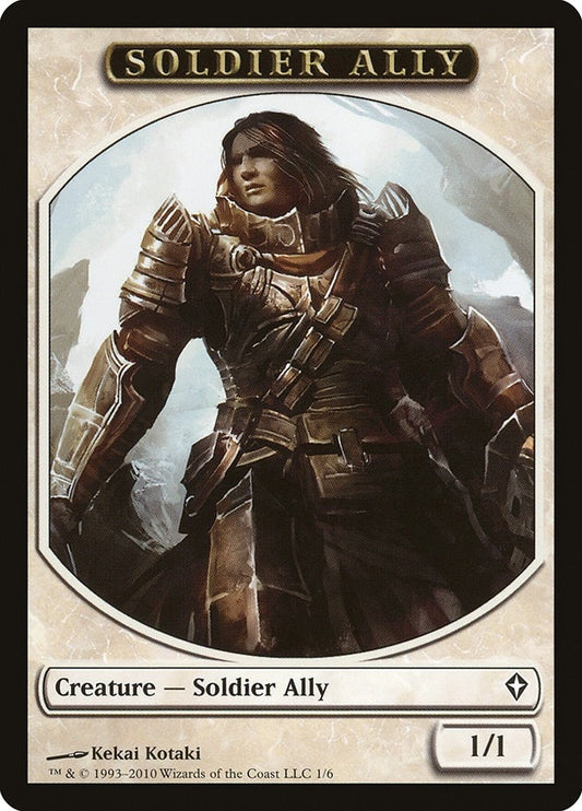 Image for Soldier Ally Token (1) (Worldwake) - Magic: The Gathering