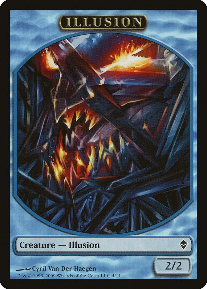 Image for Illusion Token (4) (Zendikar) - Magic: The Gathering
