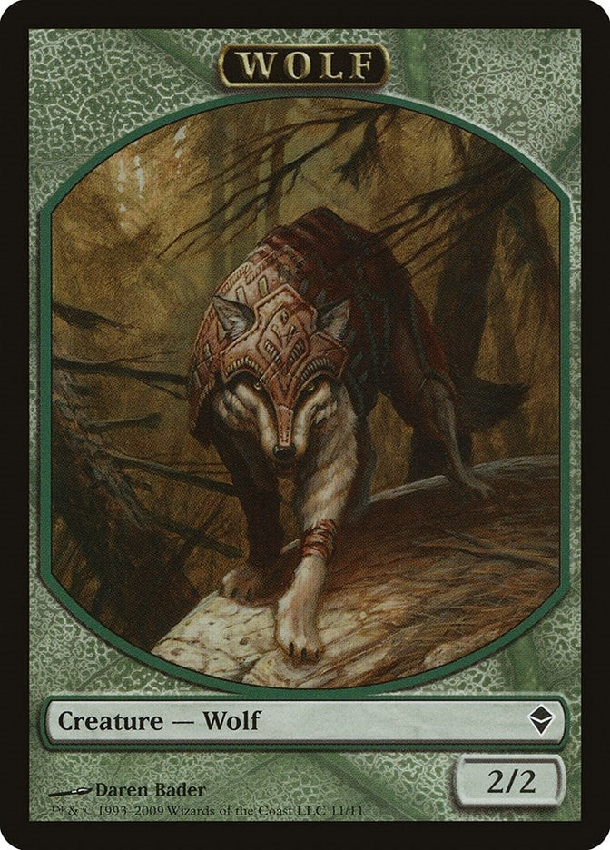 Image for Wolf Token (11) (Zendikar) - Magic: The Gathering