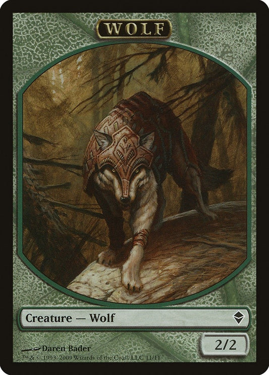 Image for Wolf Token (11) (Zendikar) - Magic: The Gathering