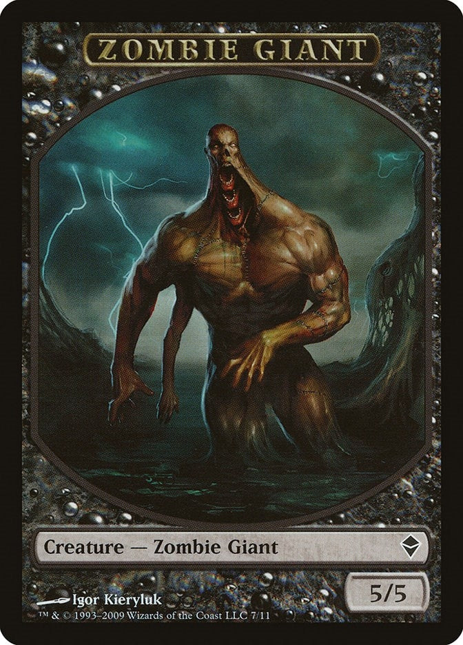 Image for Zombie Giant Token (7) (Zendikar) - Magic: The Gathering