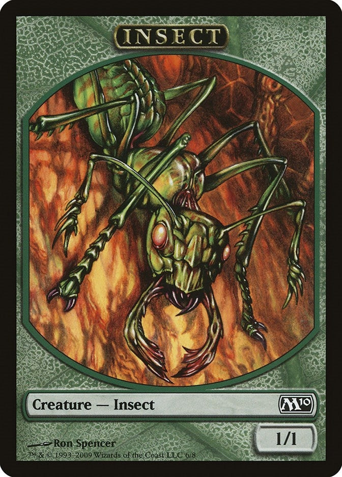 Image for Insect Token (6) (Magic 2010 (M10)) - Magic: The Gathering