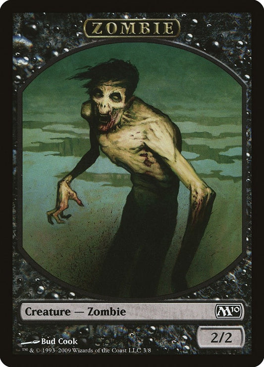 Image for Zombie Token (3) (Magic 2010 (M10)) - Magic: The Gathering