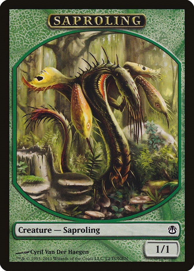 Image for Saproling Token (T2) (Duel Decks: Ajani vs. Nicol Bolas) - Magic: The Gathering