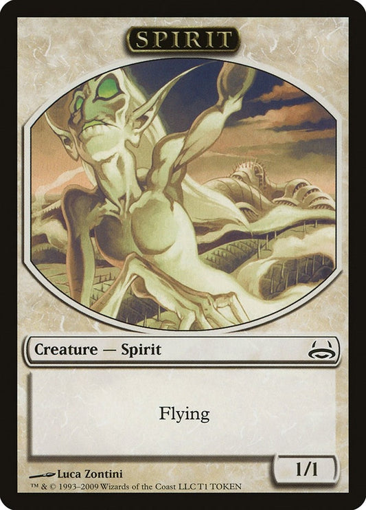 Image for Spirit Token (T1) (Duel Decks: Divine vs. Demonic) - Magic: The Gathering
