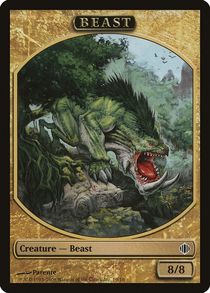 Image for Beast Token (Multicolor) (10) (Shards of Alara) - Magic: The Gathering