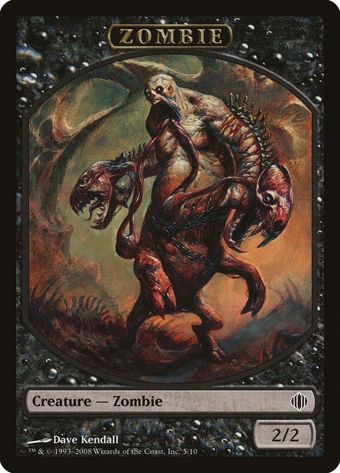Image for Zombie Token (5) (Shards of Alara) - Magic: The Gathering