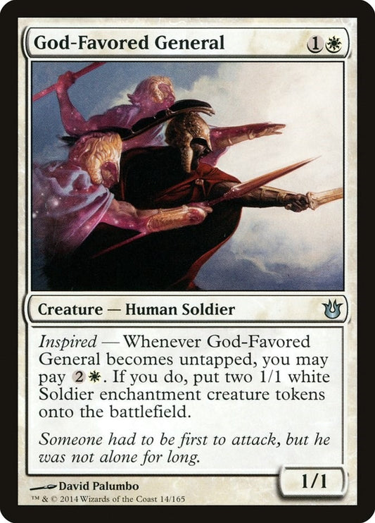 Image for God-Favored General (14) (Born of the Gods) - Magic: The Gathering