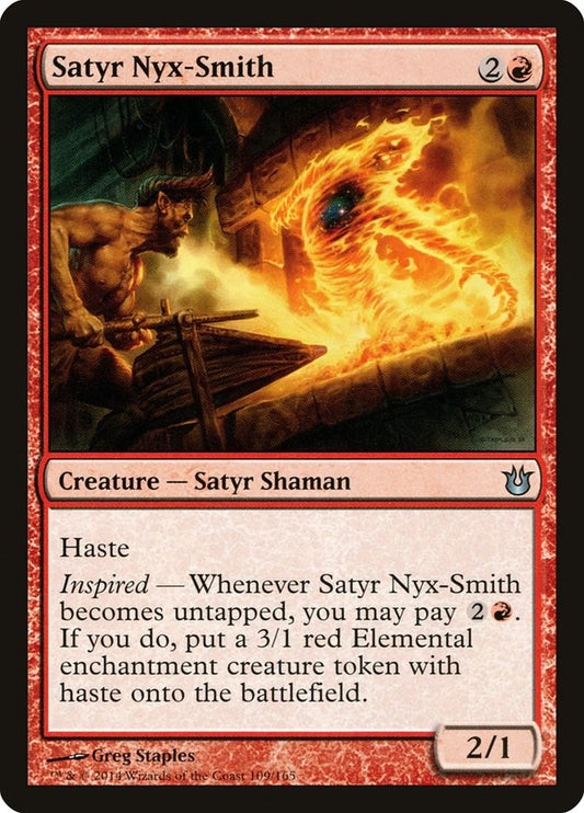 Image for Satyr Nyx-Smith (109) (Born of the Gods) - Magic: The Gathering