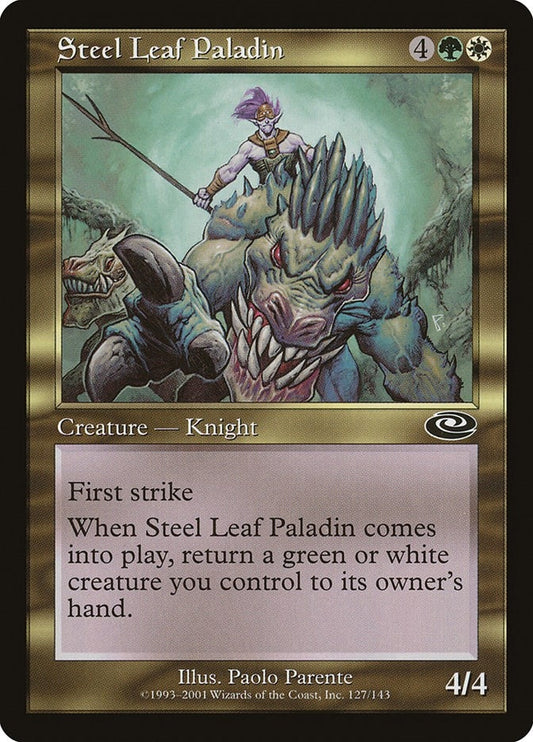 Image for Steel Leaf Paladin (127) (Planeshift) - Magic: The Gathering