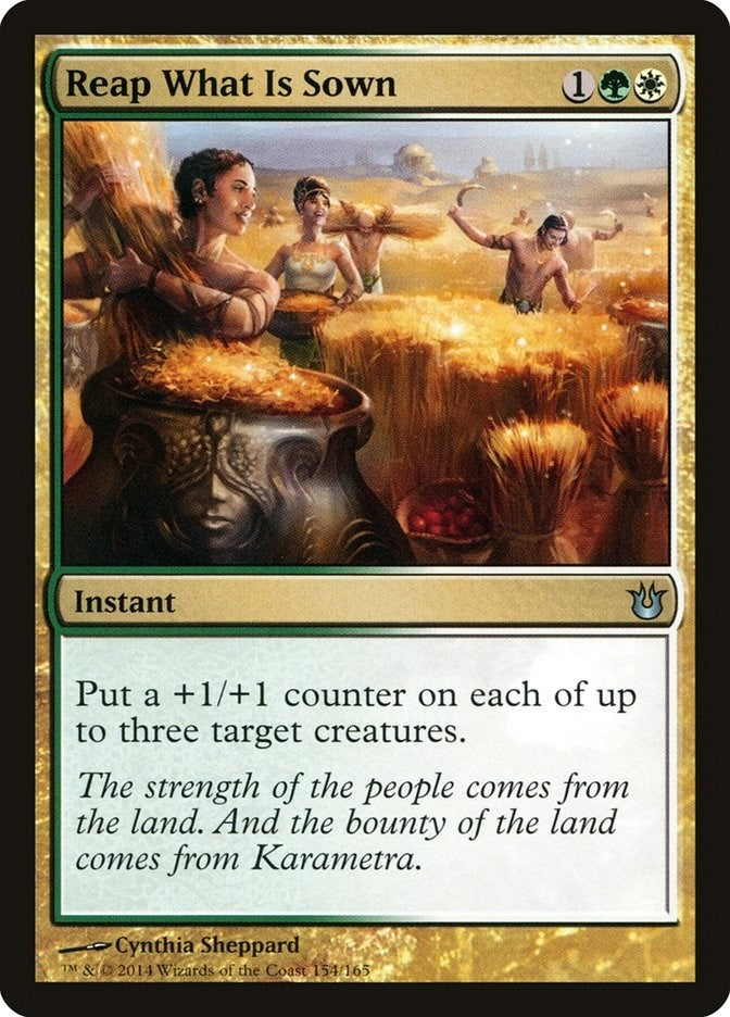 Image for Reap What Is Sown (154) (Born of the Gods) - Magic: The Gathering