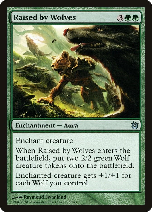 Image for Raised by Wolves (135) (Born of the Gods) - Magic: The Gathering