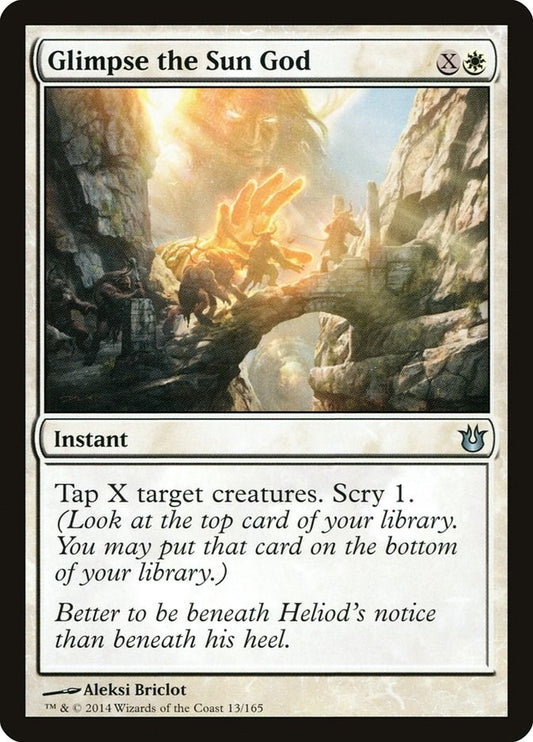 Image for Glimpse the Sun God (13) (Born of the Gods) - Magic: The Gathering