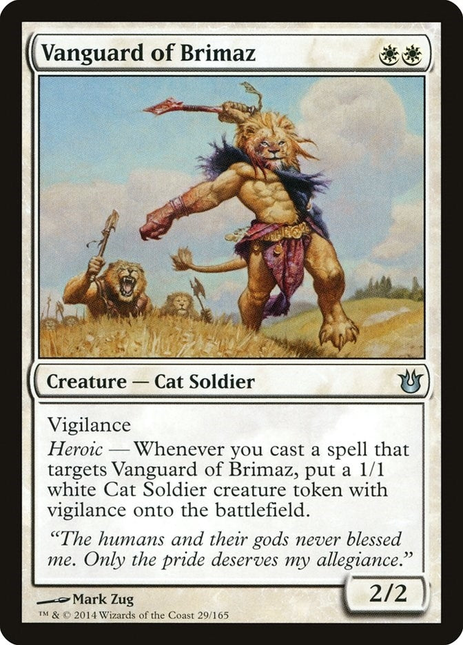 Image for Vanguard of Brimaz (29) (Born of the Gods) - Magic: The Gathering