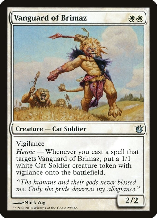 Image for Vanguard of Brimaz (29) (Born of the Gods) - Magic: The Gathering