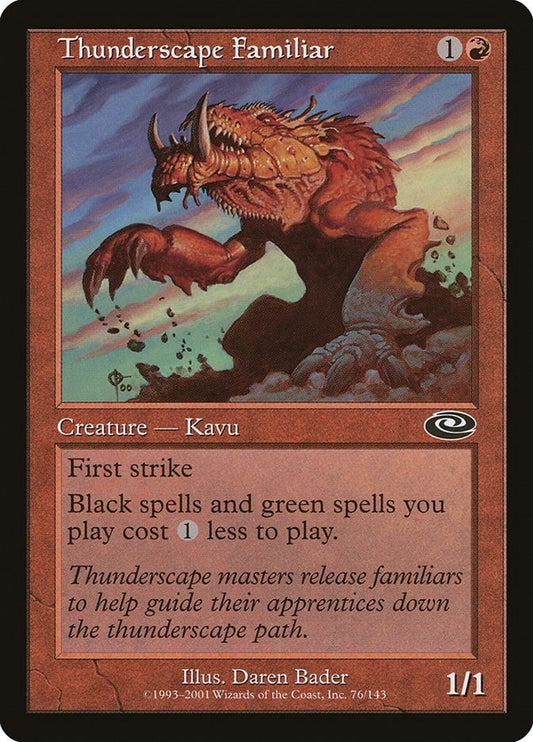 Image for Thunderscape Familiar (76) (Planeshift) - Magic: The Gathering