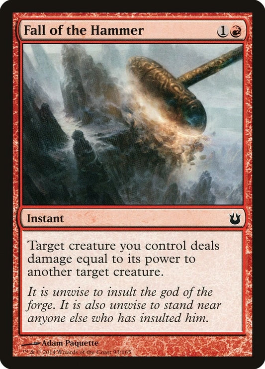 Image for Fall of the Hammer (93) (Born of the Gods) - Magic: The Gathering