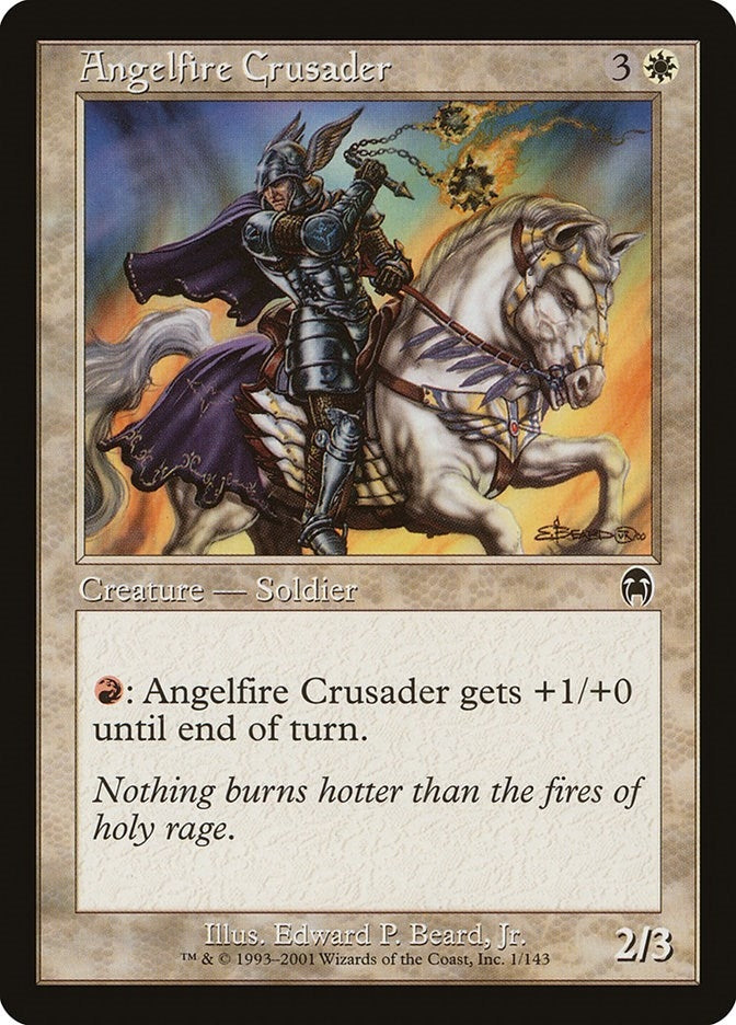 Image for Angelfire Crusader (1) (Apocalypse) - Magic: The Gathering
