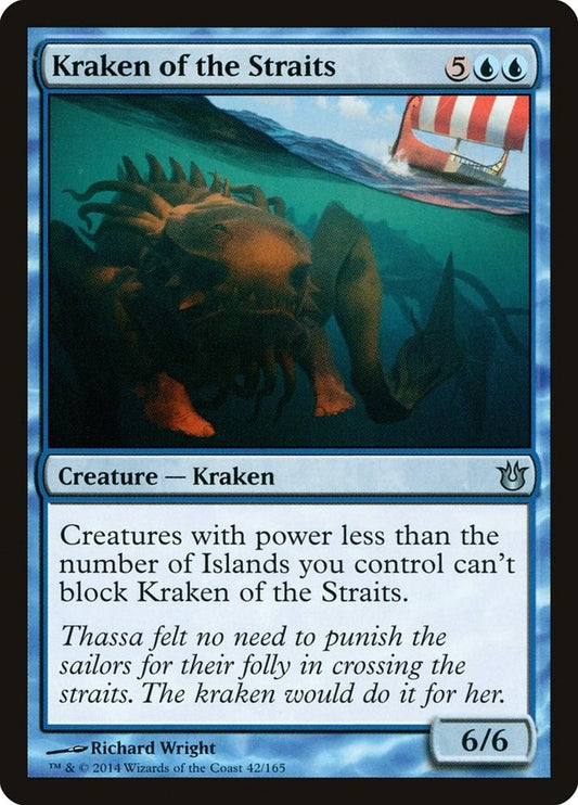 Image for Kraken of the Straits (42) (Born of the Gods) - Magic: The Gathering