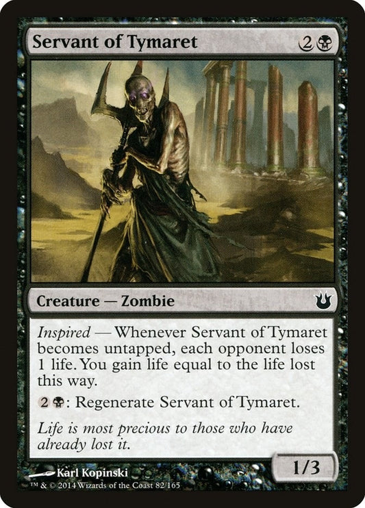 Image for Servant of Tymaret (82) (Born of the Gods) - Magic: The Gathering