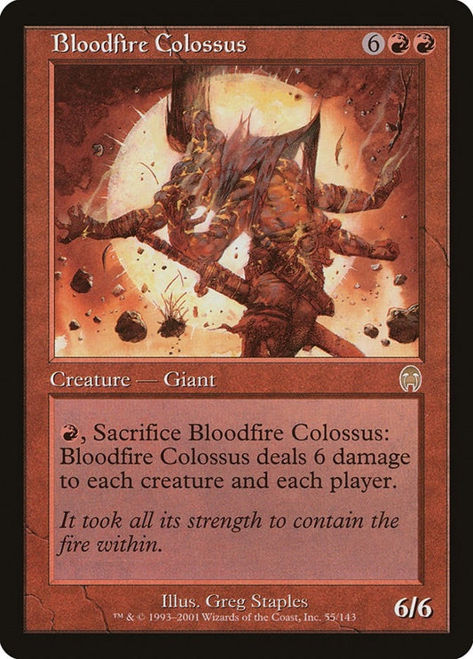Image for Bloodfire Colossus (55) (Apocalypse) - Magic: The Gathering