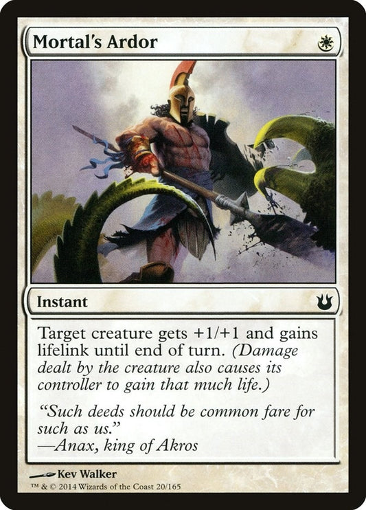 Image for Mortal's Ardor (20) (Born of the Gods) - Magic: The Gathering